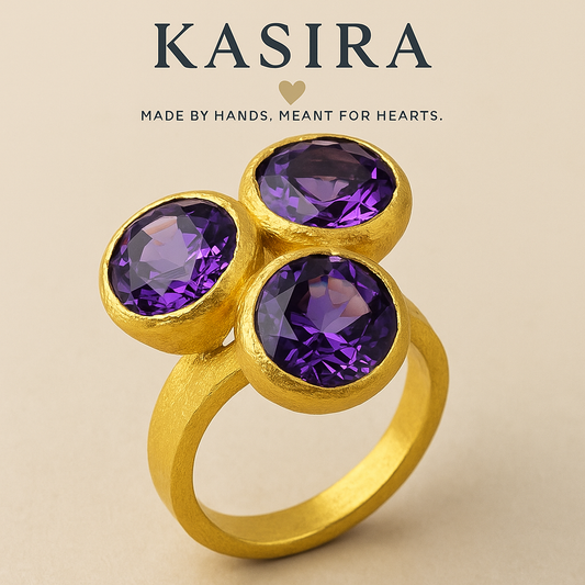 Amethyst Embrace Ring