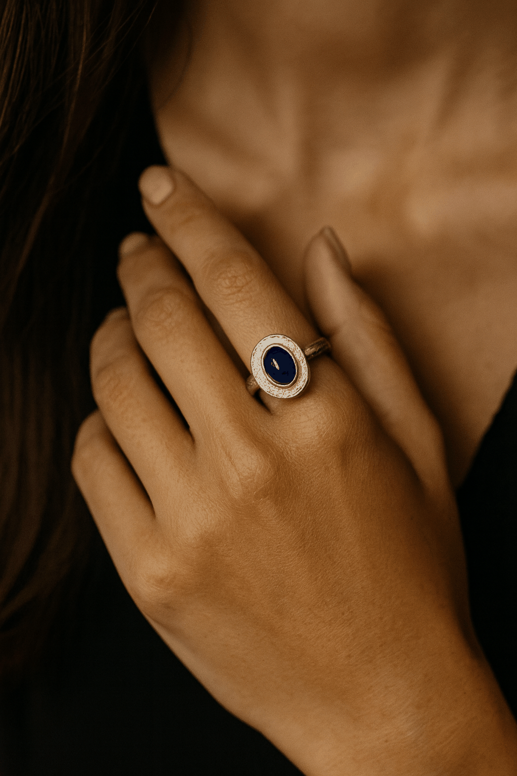 Midnight Echo Ring